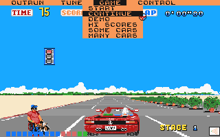 Out Run STe atari screenshot